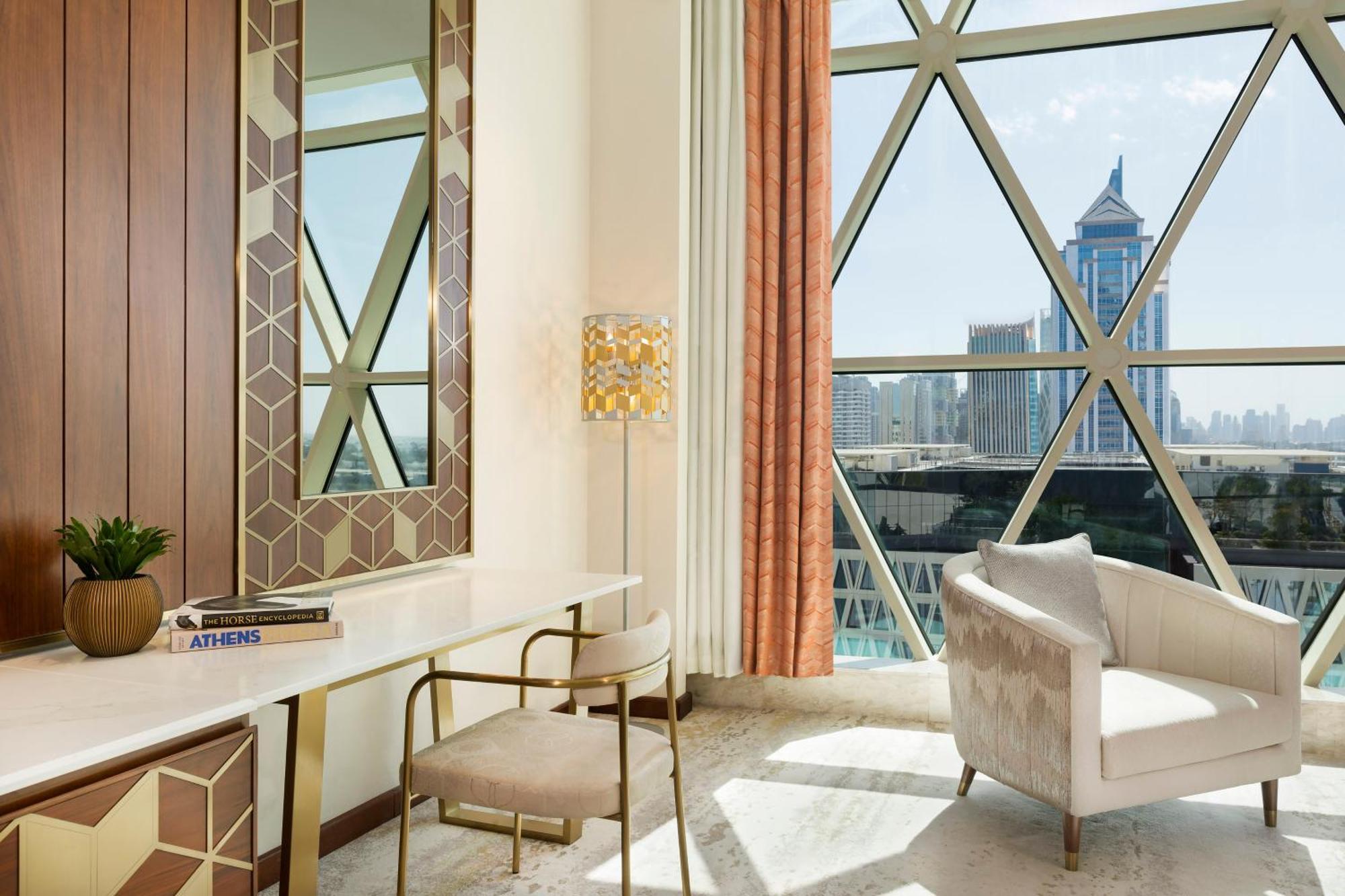 Velero Hotel Doha Lusail Bagian luar foto A view of the hotel's interior